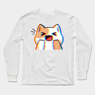 Trippy Kitty Long Sleeve T-Shirt